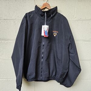 NEW Princeton University Performance Black Hooded Full Zip Jacket  Men ● XL